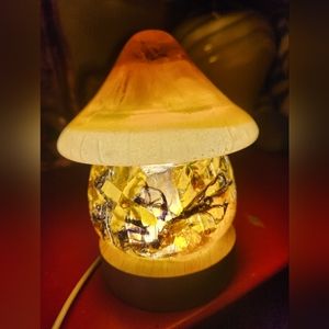 Handmade mushroom night light